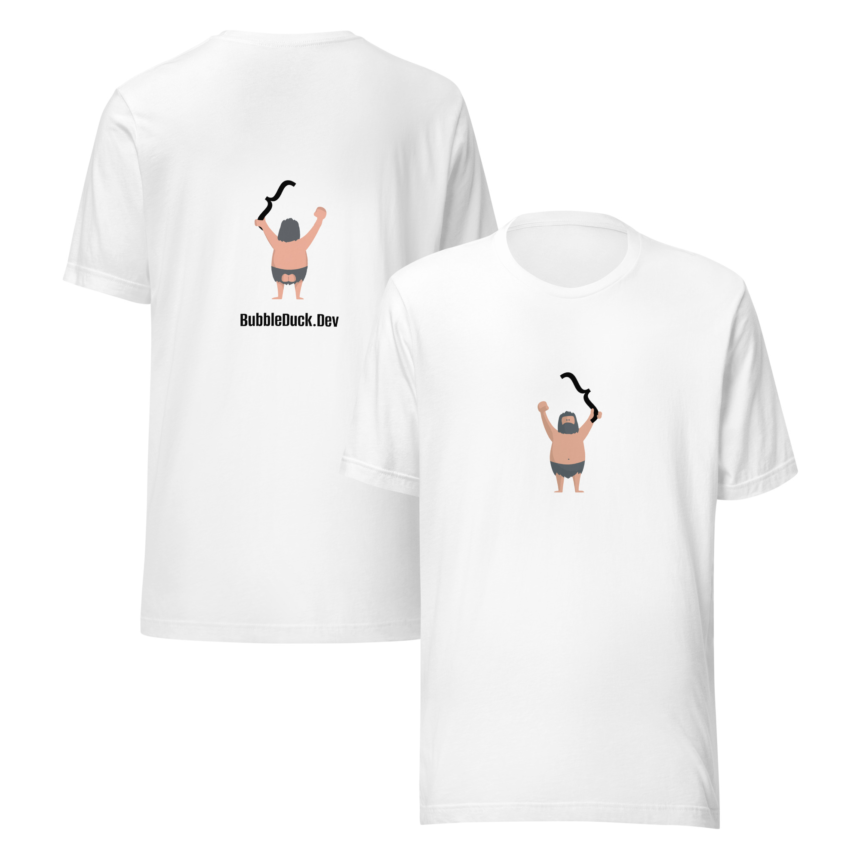 Curly Brace Cave Man T-Shirt